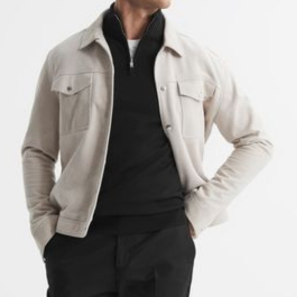 🖤BUY 2 GET 1 FREE  REISS BLACKHALL MERINO WOOL HALF ZIP FUNNEL NECK JUMPER - Picture 6 of 11